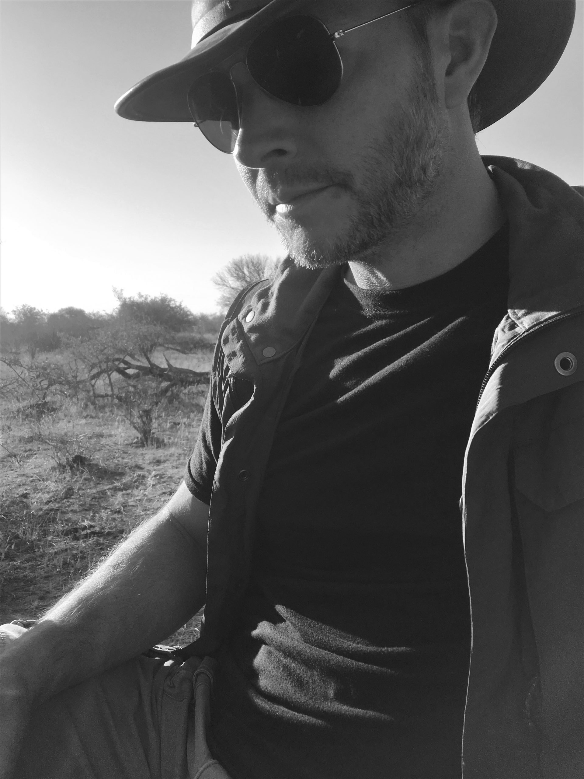 Black and white portrait of C. Scott Hataway